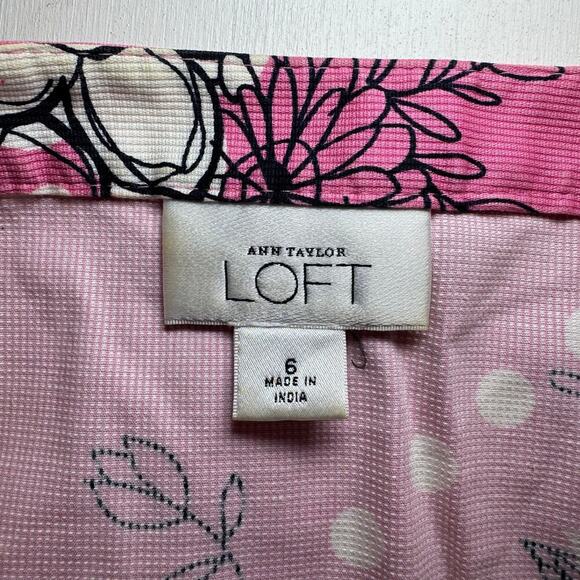 Ann Taylor LOFT Women’s Pink Mini Skirt. Size 8 - Picture 5 of 10